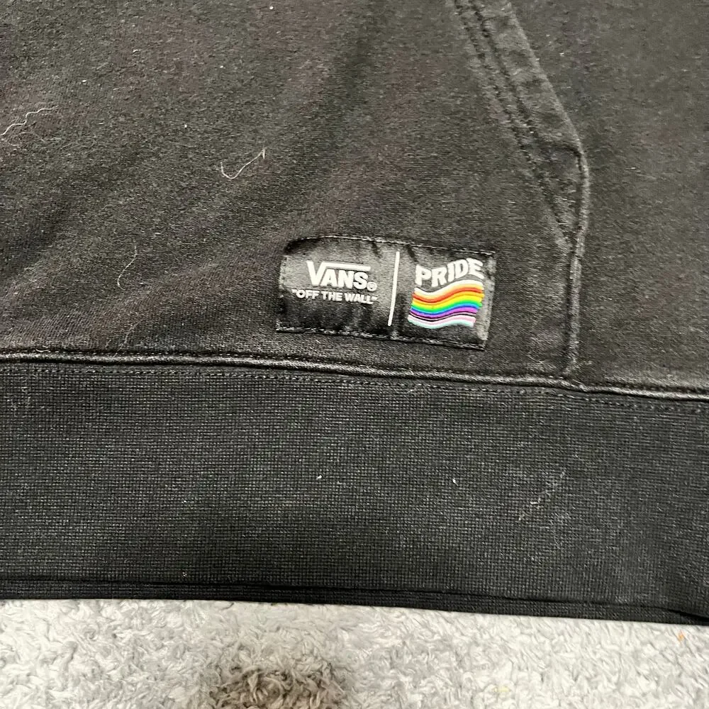 Vans Pride Hoodie Adult XL Rainbow Authentic Together Embroidered Sweatshirt - Picture 3 of 9